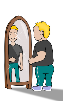 ילד חולם על ירידה במשקל